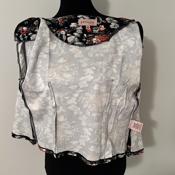 Philosophy - Floral Zip Up Jacket - Picture 4 of 4